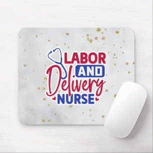 Mousepad Enfermeiro de Trabalho e Entrega   Cinzas   Faísc