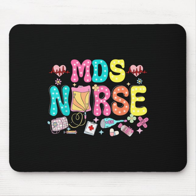 Mousepad Enfermeiro Enfermeiro Dia de os namorados Cardíaco (Frente)