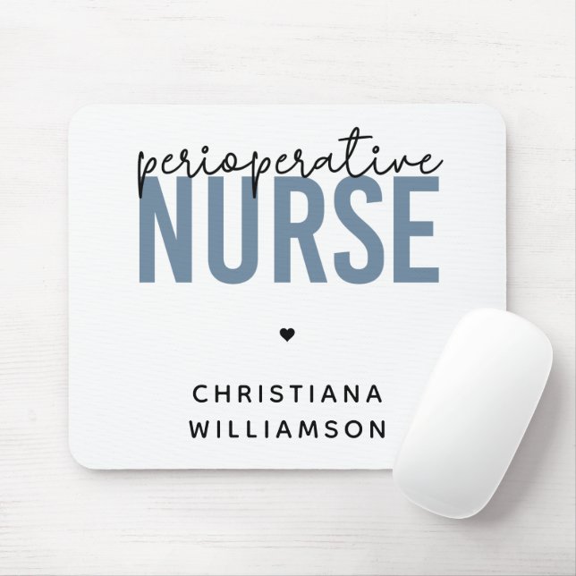 Mousepad Enfermeiro Perioperatório Personalizado RN OU Pres (Com mouse)