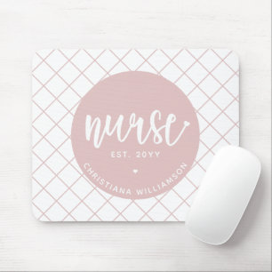 Mousepad Enfermeiro Personalizado Elegante de Graduação RN