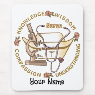 Mousepad Enfermeiro Sepia Collage