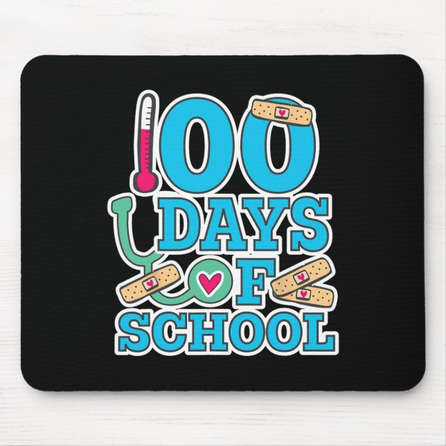 Mousepad Enfermeiros 100 Dias De Escola (Frente)