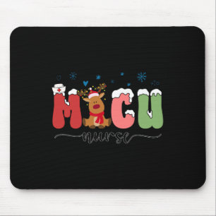 Mousepad Enfermeiros Homens Mulheres de Natal Cuidados Médi