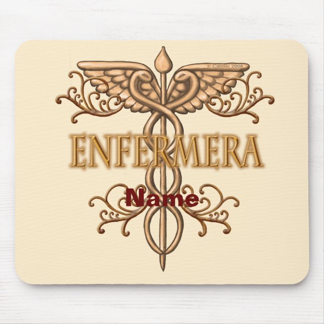Mousepad Enfermera enfermeira (Frente)