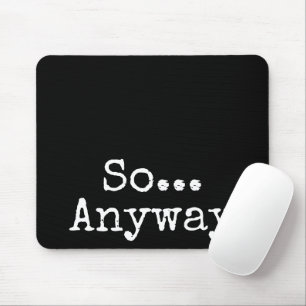 Mousepad "Enfim" Simples Pad De Mouse Engraçado