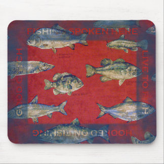 Mousepad Enganchado na pesca
