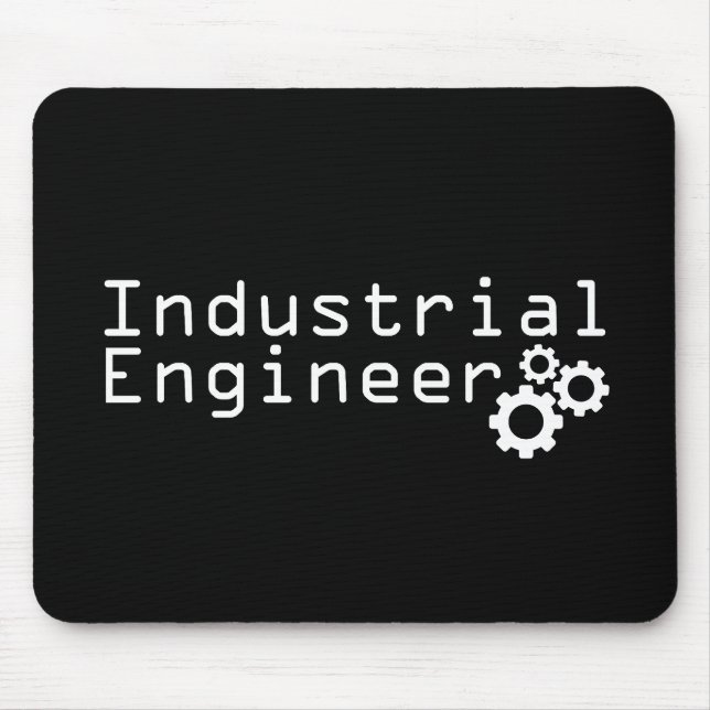 Mousepad Engenharia Industrial Engenheiro Divertido (Frente)