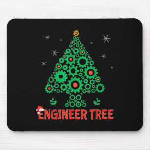 Mousepad Engenharia Mecânica da Árvore Engenheiro de Nata