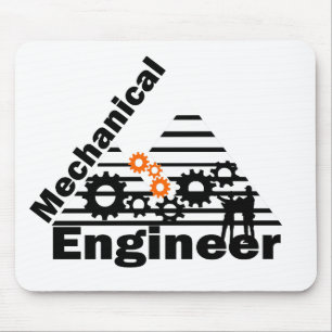 Mousepad Engenharia Mecânica Engenheiro Divertido