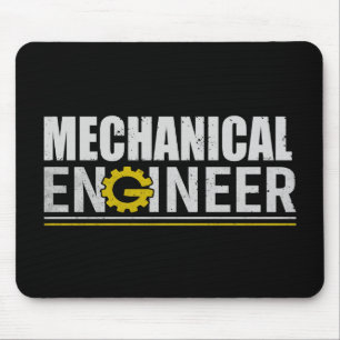 Mousepad Engenharia Mecânica Engenheiro Divertido