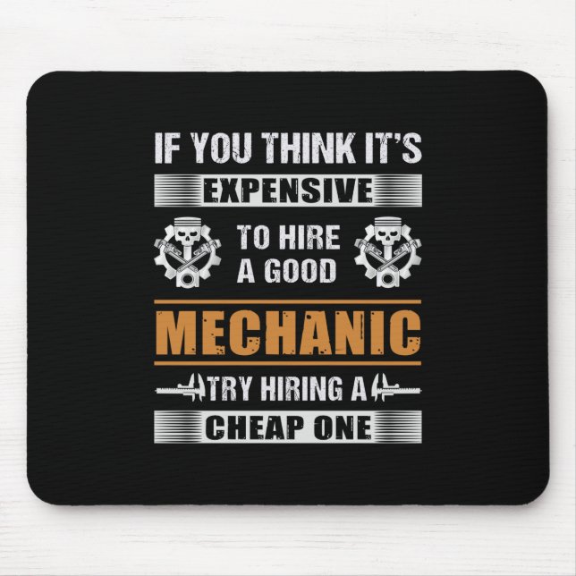 Mousepad Engenheiro Aluguer Um Bom Engenheiro Mecânico (Frente)