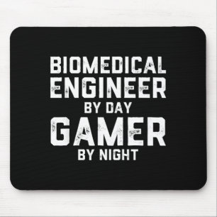 Mousepad Engenheiro Biomédico de Dia, Jogador de Video-game