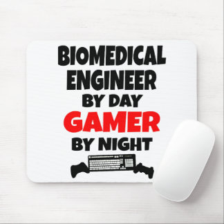 Mousepad Engenheiro biomédico por Jogador do Dia pela Noite