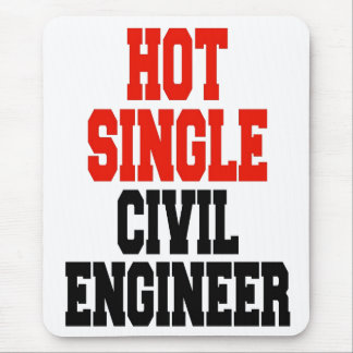 Mousepad Engenheiro Civil do Solteiro Quente
