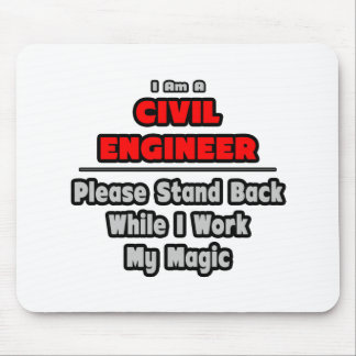Mousepad Engenheiro civil ... Trabalhar minha magia