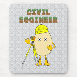 Mousepad Engenheiro de Engenheiro Civil