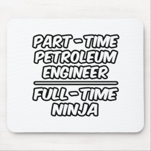 Mousepad Engenheiro De Petróleo A Tempo Parcial...Cheio-Hor