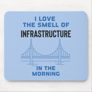 Mousepad Engenheiro de Pontes de Engenharia Civil Engraçado