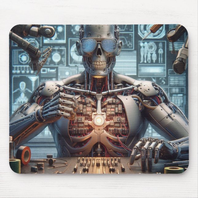 Mousepad Engenheiro de Robôs (Frente)