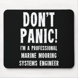 Mousepad Engenheiro de Sistemas de Amarração Marinha