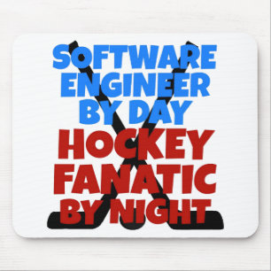 Mousepad Engenheiro de software Hockey Lover