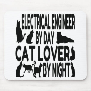 Mousepad Engenheiro Elétrico do Cat Lover