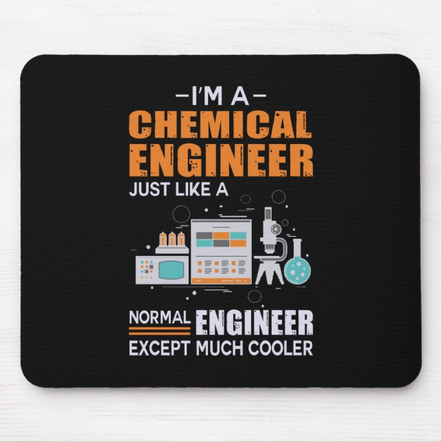 Mousepad Engenheiro Eu Sou Um Engenheiro Químico (Frente)