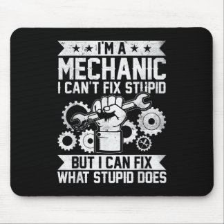 Mousepad Engenheiro Mecânico de Carro Engraçado Homens Mulh