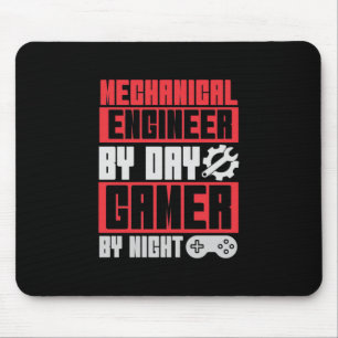 Mousepad Engenheiro Por Dia De Jogador À Noite