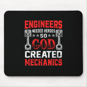 Mousepad Engenheiros Mecânicos Necessários de Heróis