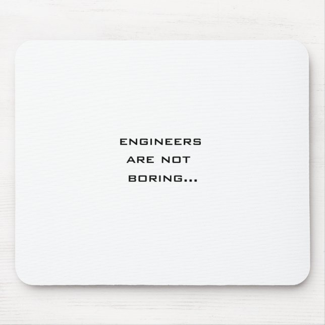 Mousepad Engenheiros não são chatos (Frente)
