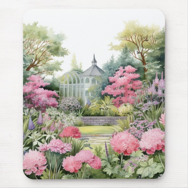Mousepad English Garden Landscape (Frente)
