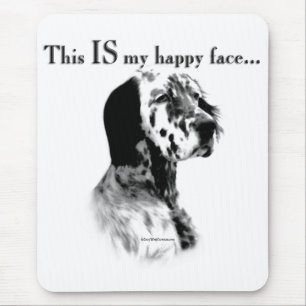 Mousepad English Setter Happy Face