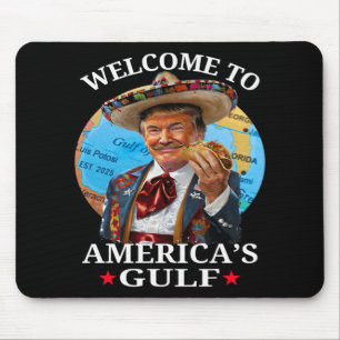 Mousepad Engraçada calça o Golfo da América no leste de 202