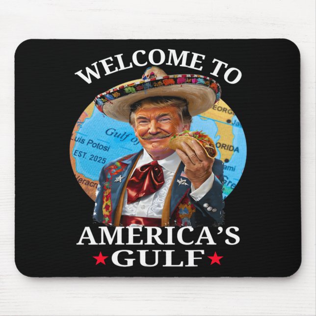 Mousepad Engraçada calça o Golfo da América no leste de 202 (Frente)