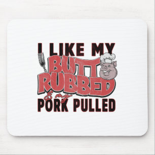 Mousepad Engraçada Churrasco Engraçada Cota Porco Porco Pul