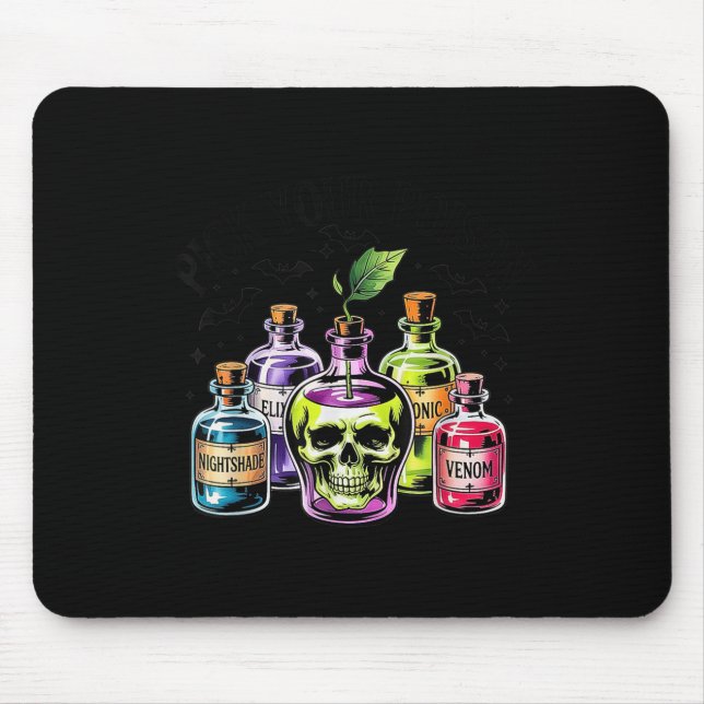 Mousepad Engraçada Escolha Sua Maçã Venenosa Prina Gótica H (Frente)