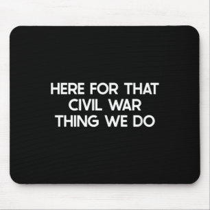 Mousepad Engraçada Guerra Civil Dizendo Piada Humana