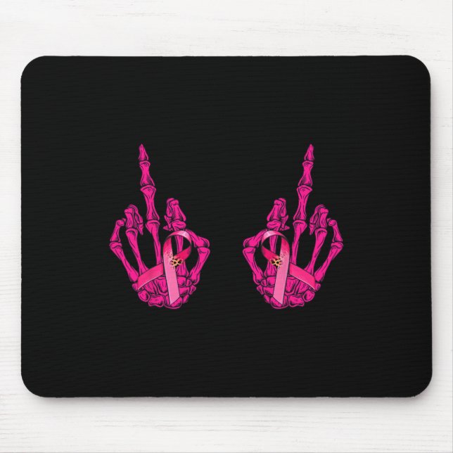 Mousepad Engraçada Maldição dos Dedos Palavras Breas de Can (Frente)
