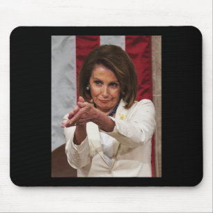 Mousepad Engraçada Nancy Pelosi Relembra-Se Contra Tumor