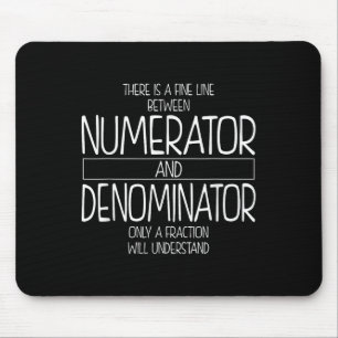 Mousepad Engraçada Piada de Professores de Matemática Homen