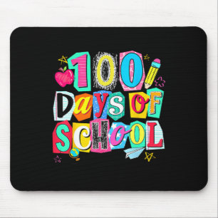 Mousepad Engraçado 100 Dias De Escola Professor Aluno Escol