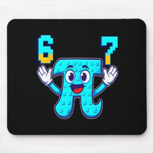 Mousepad Engraçado 3.14 6 7 meme nerd de matemática genz br