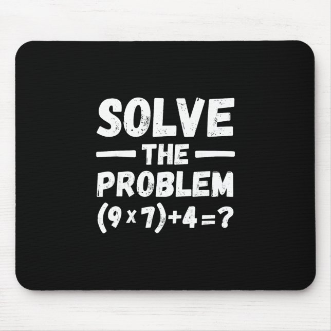 Mousepad Engraçado 67 Meme Pemdas Humor Professor de Matemá (Frente)