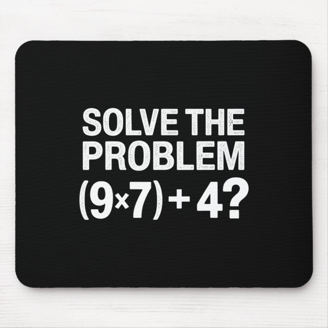 Mousepad Engraçado 67 Meme Pemdas Professor de Matemática B (Frente)