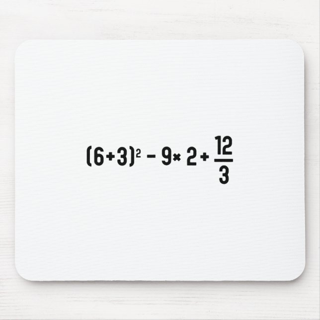 Mousepad Engraçado 67 Meme Pemdas Professor de Matemática E (Frente)