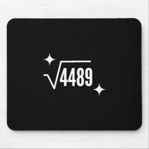 Mousepad Engraçado 67 Meme Raiz Quadrada 4489 Gíria Profess
