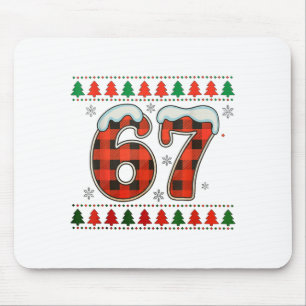 Mousepad Engraçado 67 Seis Sete Esquadrão Meme Natal Suéter
