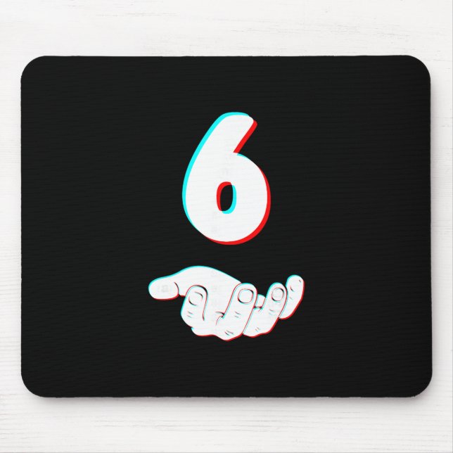 Mousepad Engraçado 67 Seis Sete Meme Casal Combinando Hallo (Frente)