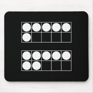 Mousepad Engraçado 6 7 Número Professores Alunos Seis Sete 
